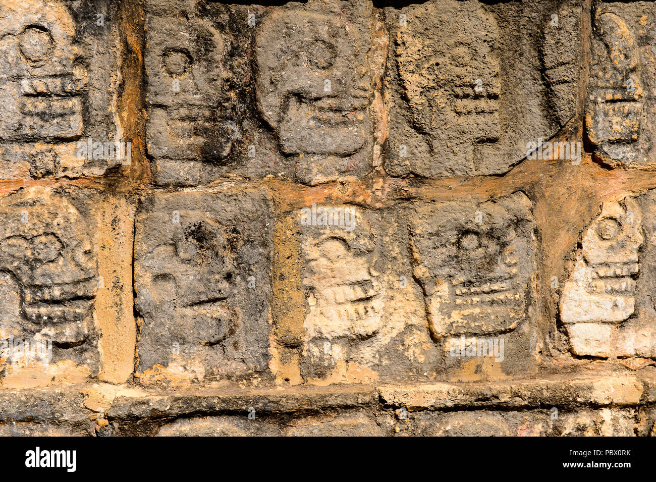 La plate-forme de Vénus, Chichen Itza, Tinum Municipalité, l'état du Yucatan. C'était une grande ville précolombienne construite par les Mayas de la borne pe classique Banque D'Images