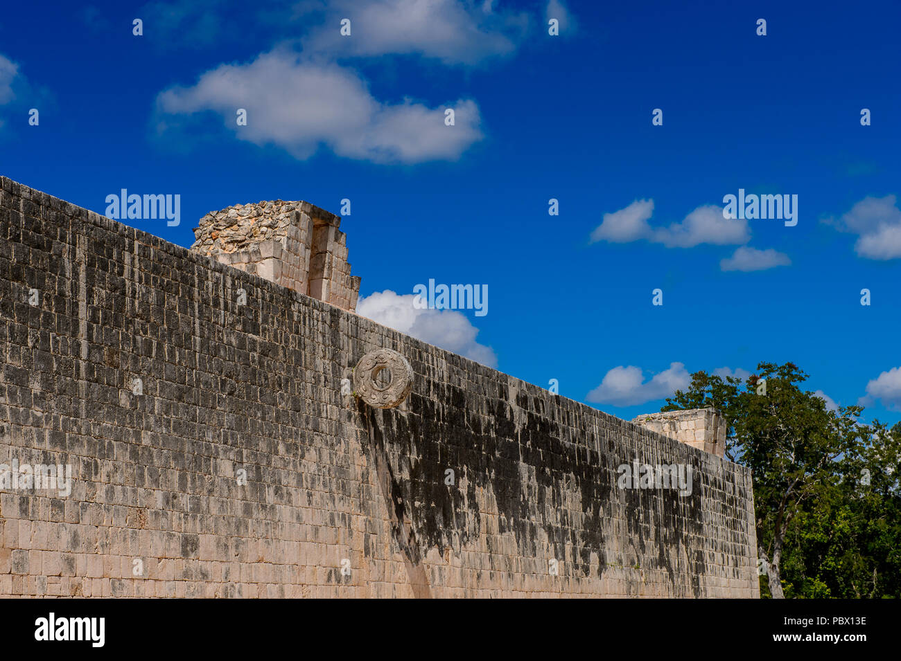 Chichen Itza, Tinum Municipalité, l'état du Yucatan. C'était une grande ville précolombienne construite par les Mayas de la période classique de Terminal. L'UNESCO Wor Banque D'Images