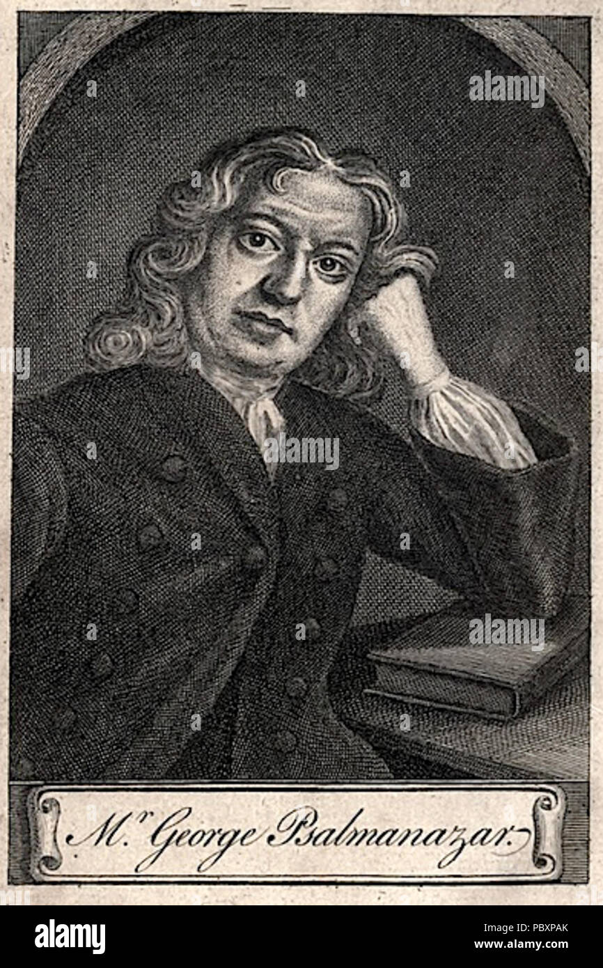 239 George Psalmanazar Banque D'Images