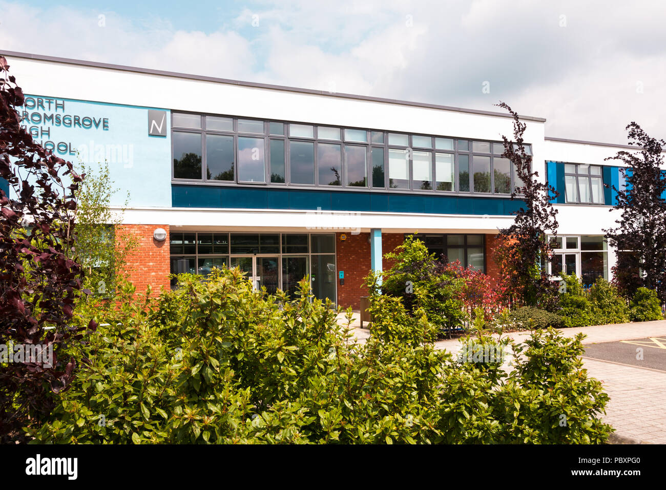 L'école secondaire moderne, North High School, Bromsgrove Bromsgrove, Worcestershire UK construit par BAM 2017 Banque D'Images
