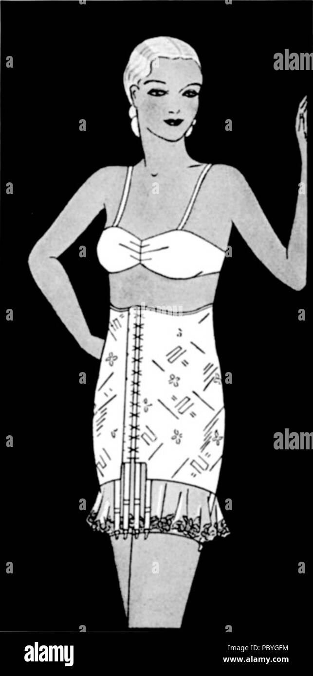 203 FashionsAndFiguresDressCorset Banque D'Images