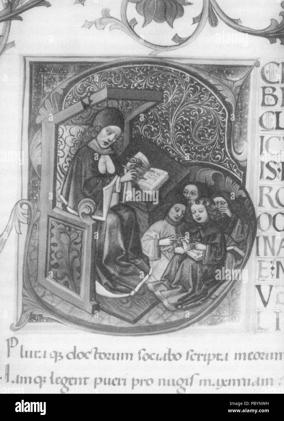 16 379Maximilien I als Schüler Banque D'Images