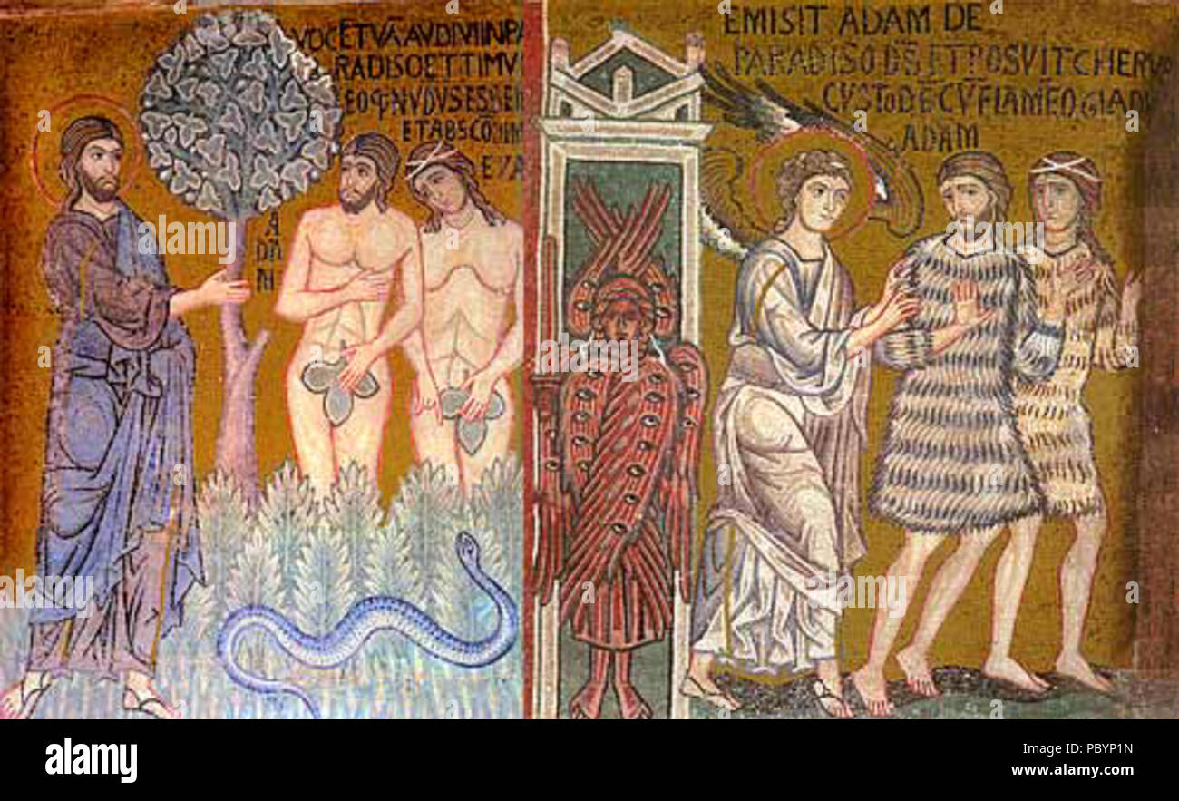 235 Jardin d'eden mosaic Banque D'Images