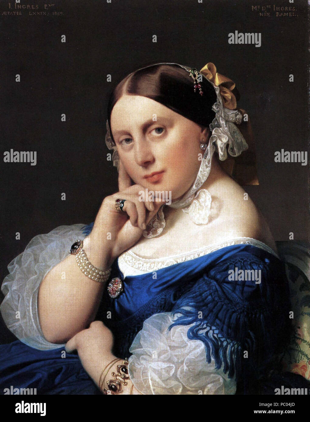 297 Ingres-Delphine-Ramel-1859 Banque D'Images