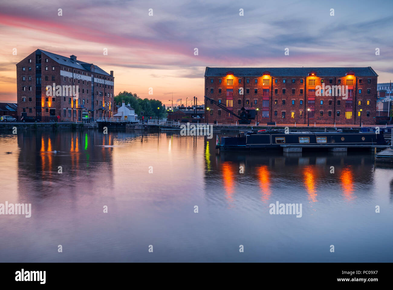 Gloucester Docks, Gloucester, en Angleterre, Royaume-Uni, Europe Banque D'Images