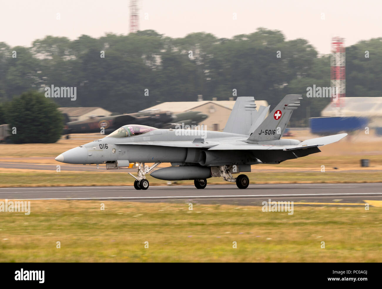 Boeing F/A 18C Hornet,Swedish Air Force, Banque D'Images