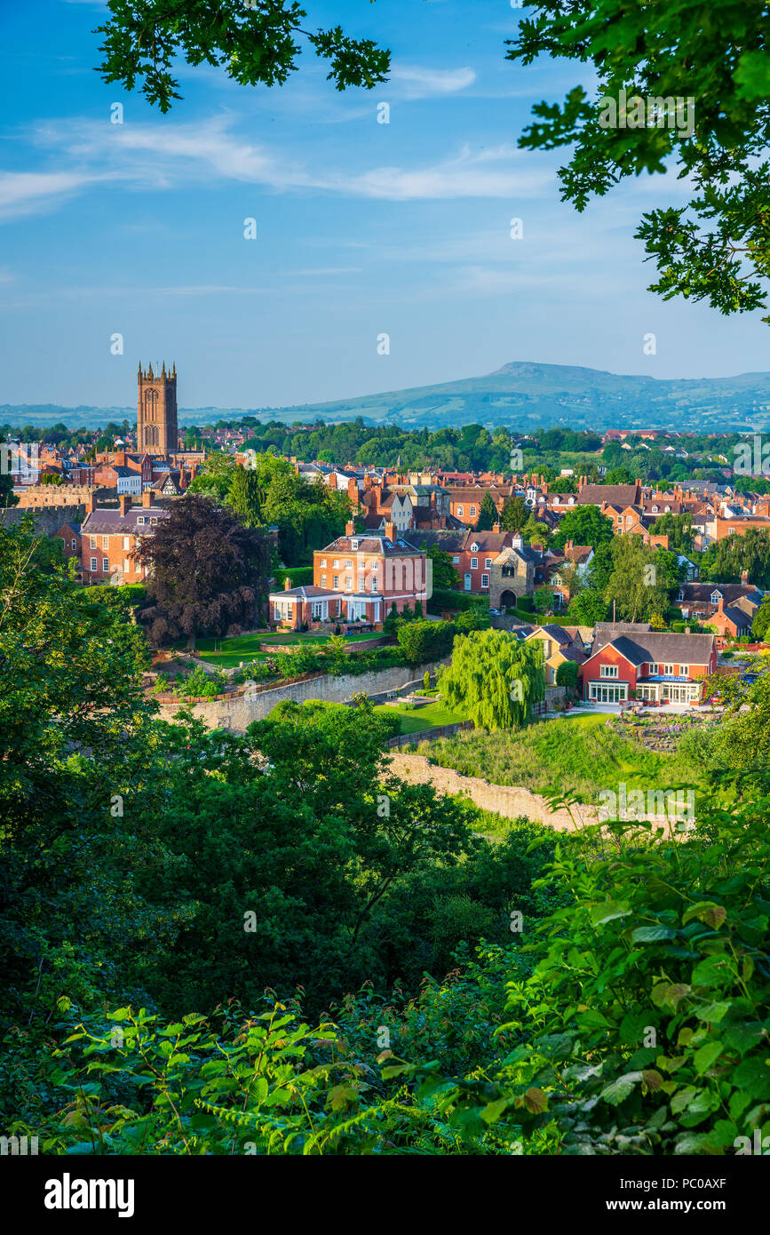 Le Château de Ludlow, Shropshire, Angleterre, Royaume-Uni, Europe Banque D'Images