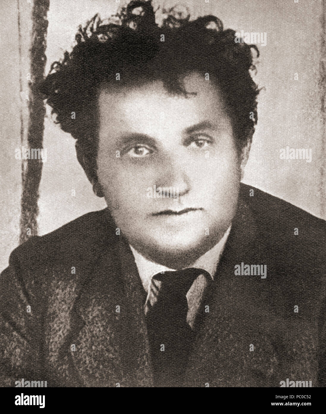 Yevseevich Grigori Zinoviev, 1883 - 1936, né Hirsch Apfelbaum, aka Ovsei-Gershon Radomyslsky Aronovich. Révolutionnaire bolchevik et un politicien communiste soviétique. À partir de ces années, publié en 1938. Banque D'Images