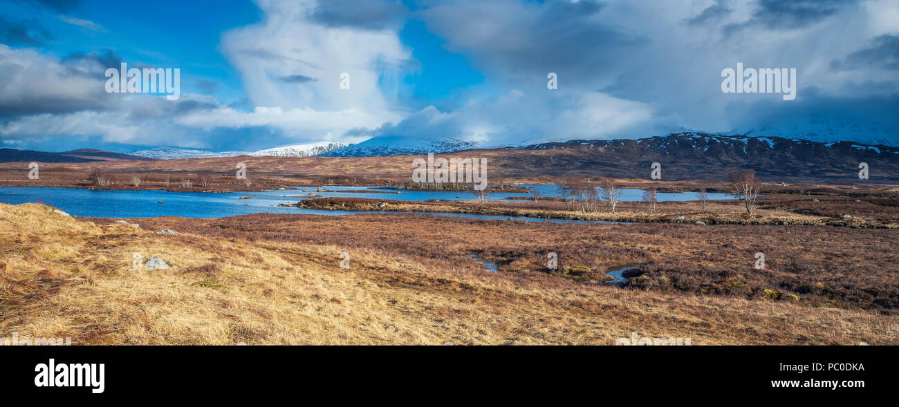 Rannoch Moor, Argyll and Bute, Ecosse, Royaume-Uni, Europe Banque D'Images
