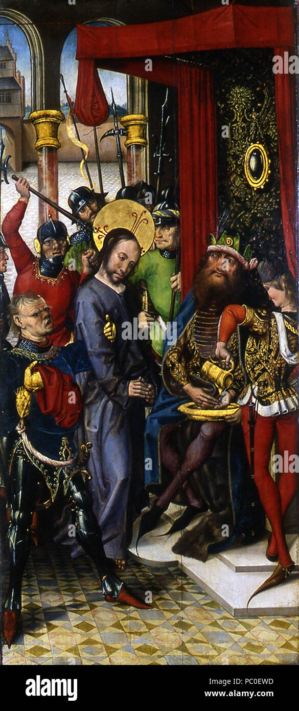 331 Jésus devant Ponce Pilate Banque D'Images