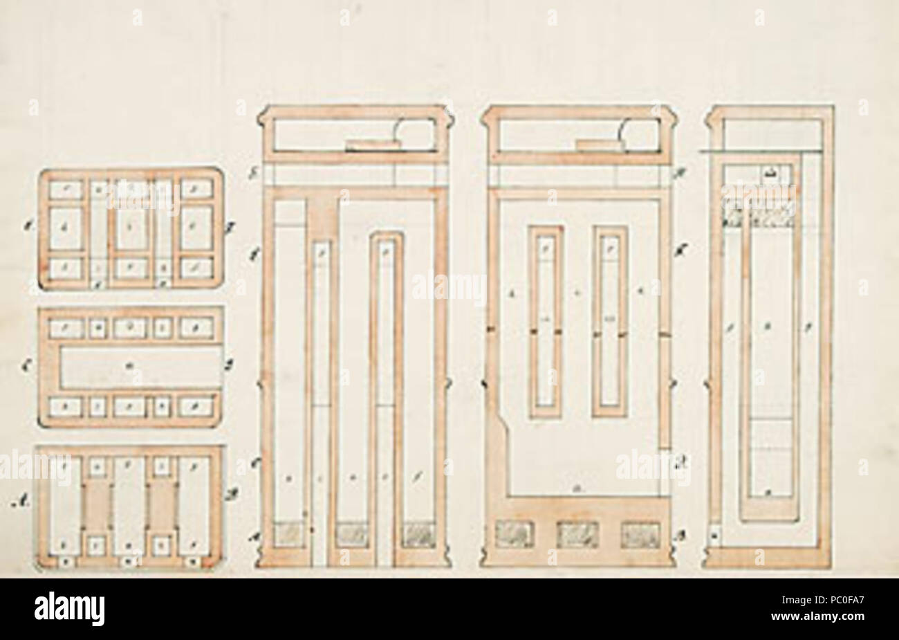 333 Kakelugn1767 Banque D'Images