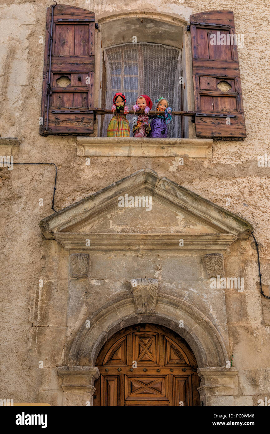 Simiane-la-Rotonde Alpes de Haute-Provence, France, Europe Banque D'Images