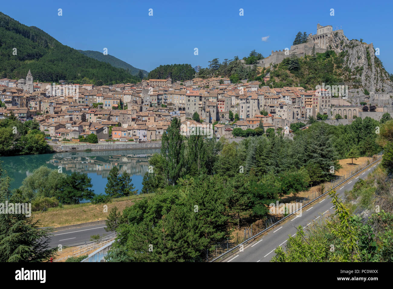 Sisteron, Alpes de Haute-Provence, France, Europe Banque D'Images