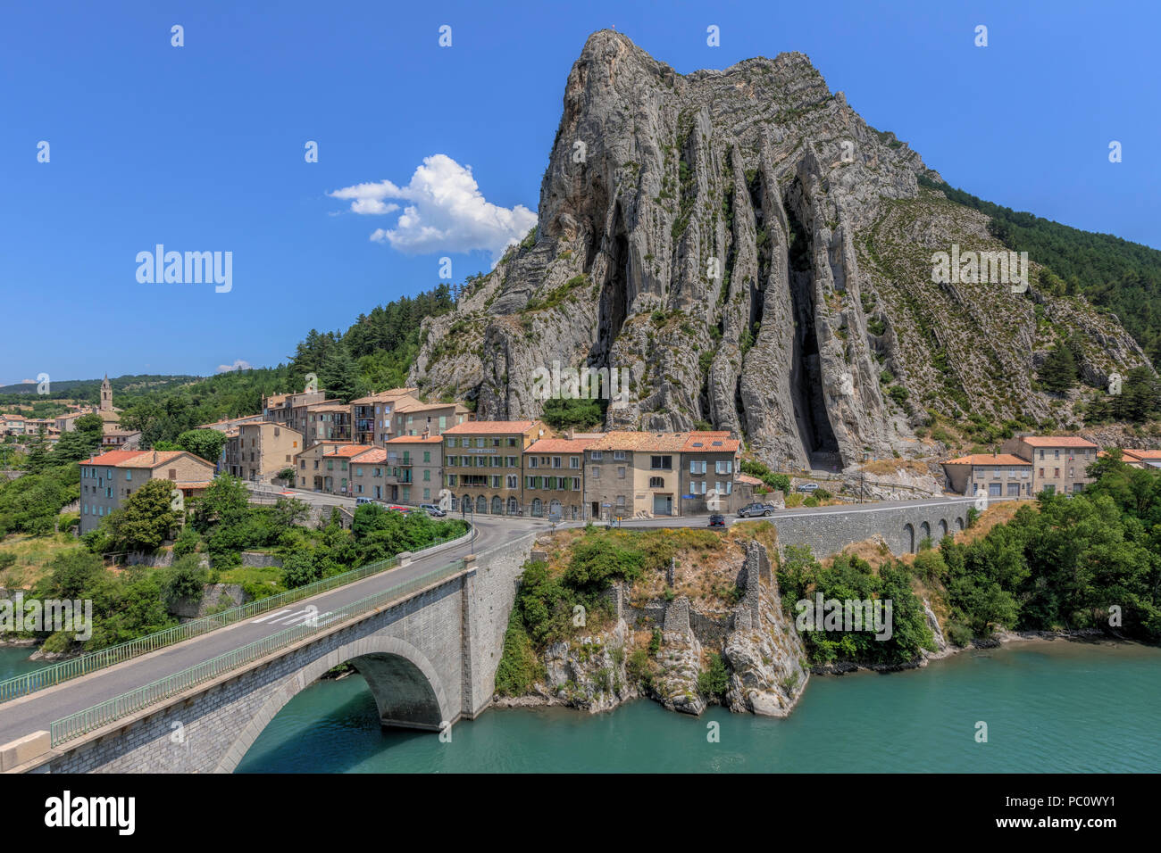 Sisteron, Alpes de Haute-Provence, France, Europe Banque D'Images