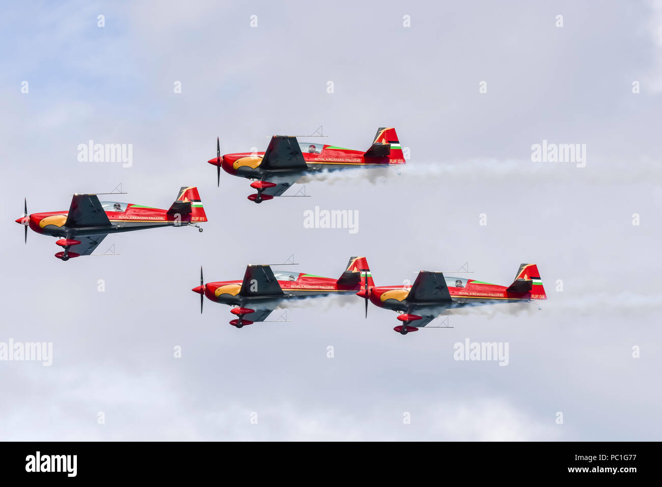 Royal Jordanian Falcons Banque D'Images