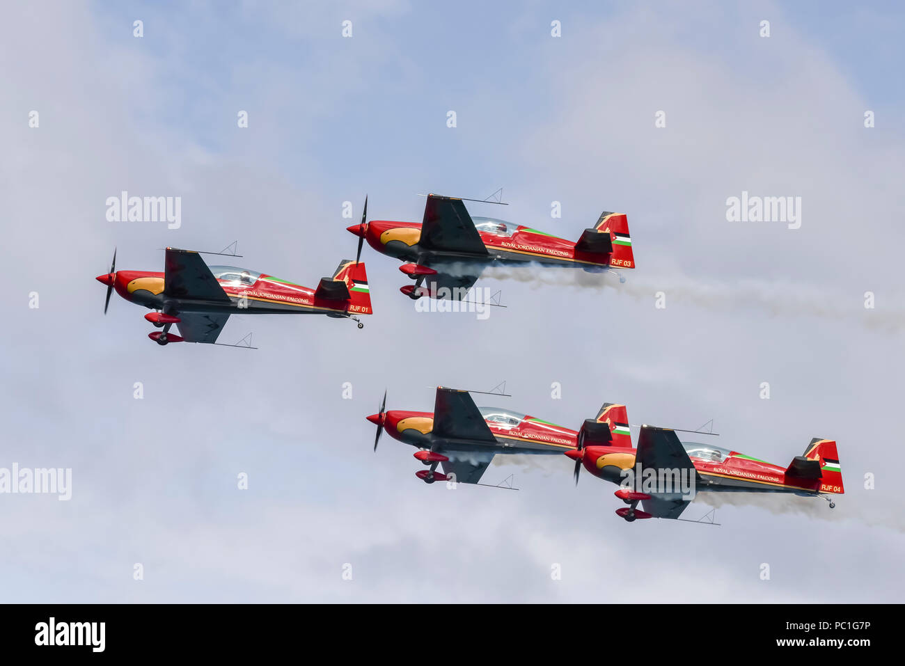 Royal Jordanian Falcons Banque D'Images