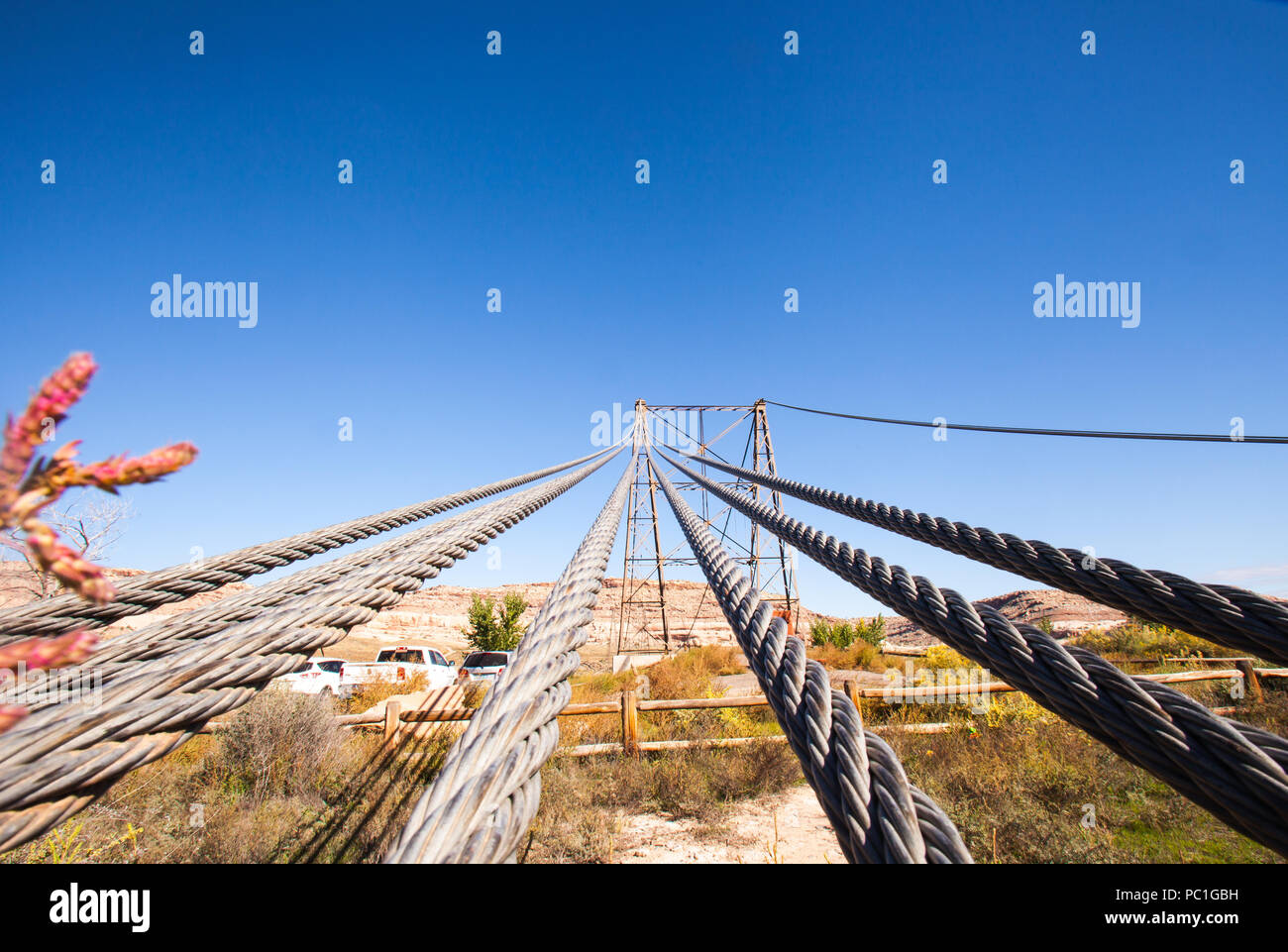 Pont de Dewey, Castle Valley Road. L'Utah Banque D'Images