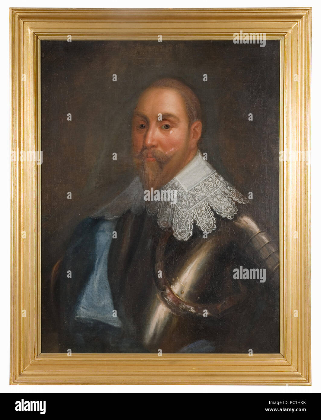 Okänd artiste Gustave II Adolphe 1594-1632, kung av Sverige olja på duk, 68x63 cm 23 Gustave II Adolphe, 1594-1632, kung av Sverige - Nationalmuseum - 16045 Banque D'Images