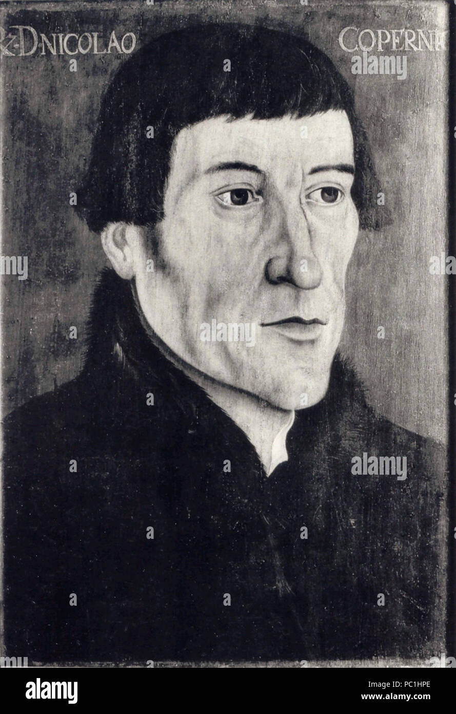 443 Nicolas Copernic recadrée polonais Banque D'Images