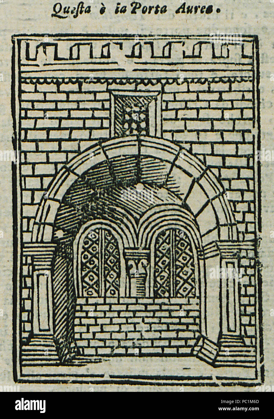 508 Cette è la Porta Aurea - Bianco Noe - 1600 Banque D'Images 508 Cette è la Porta Aurea - Bianco Noe - 1600 Banque D'Images