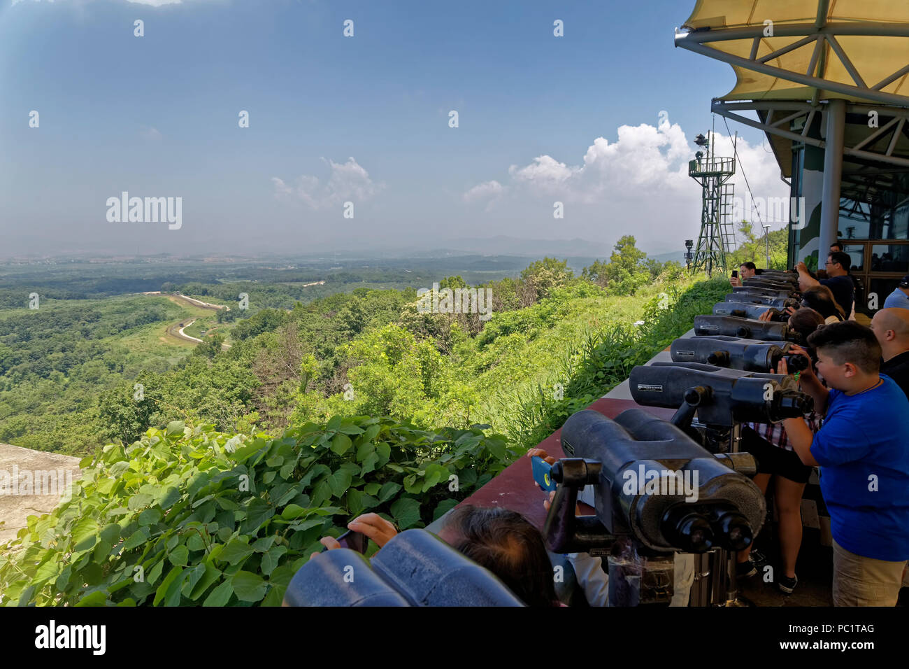 DMZ (zone démilitarisée), coréen Imjingak, Corée du Sud Banque D'Images