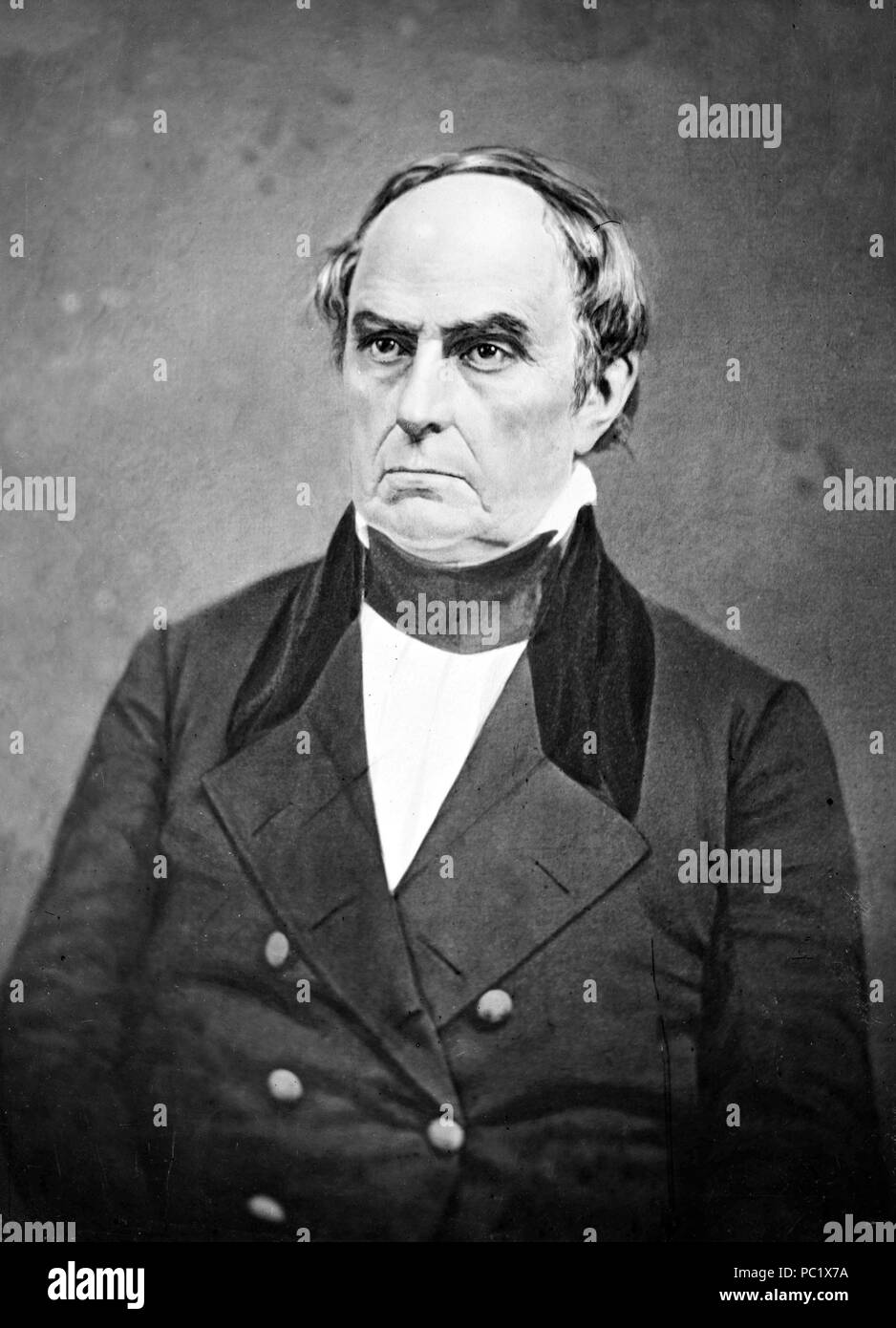 DANIEL WEBSTER (1782-1852) Homme politique américain, deux fois secrétaire d'Etat Banque D'Images