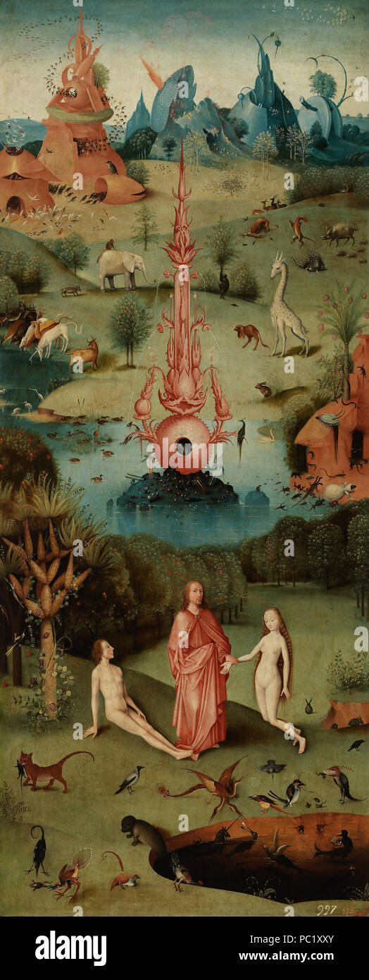 29 Après Jheronimus Bosch Le Jardin d'Eden Banque D'Images