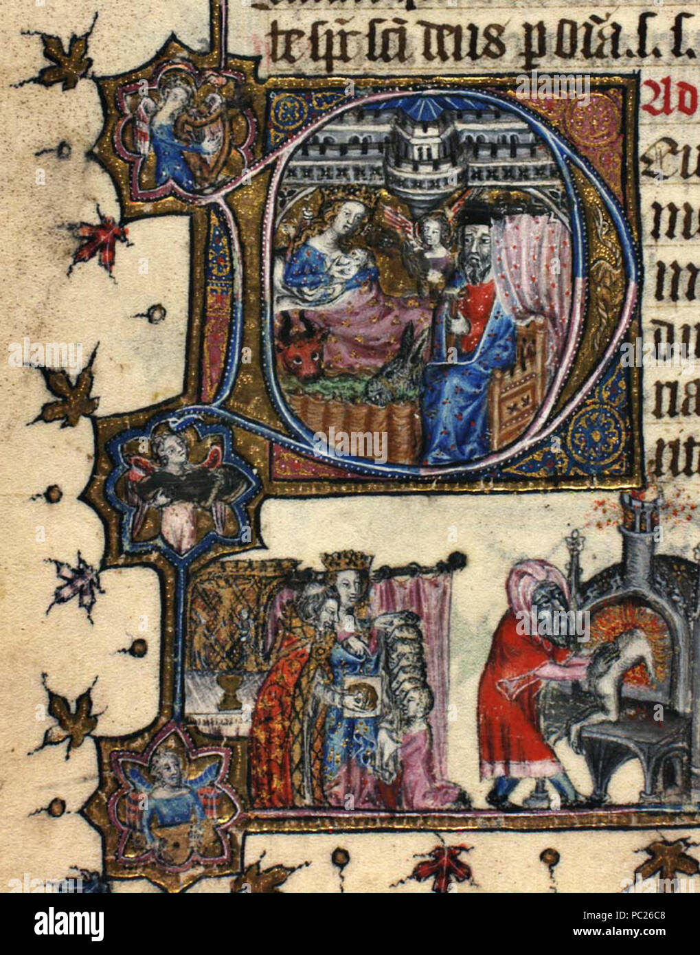 404 l'alimentation de l'enfant Jésus Marie Banque D'Images