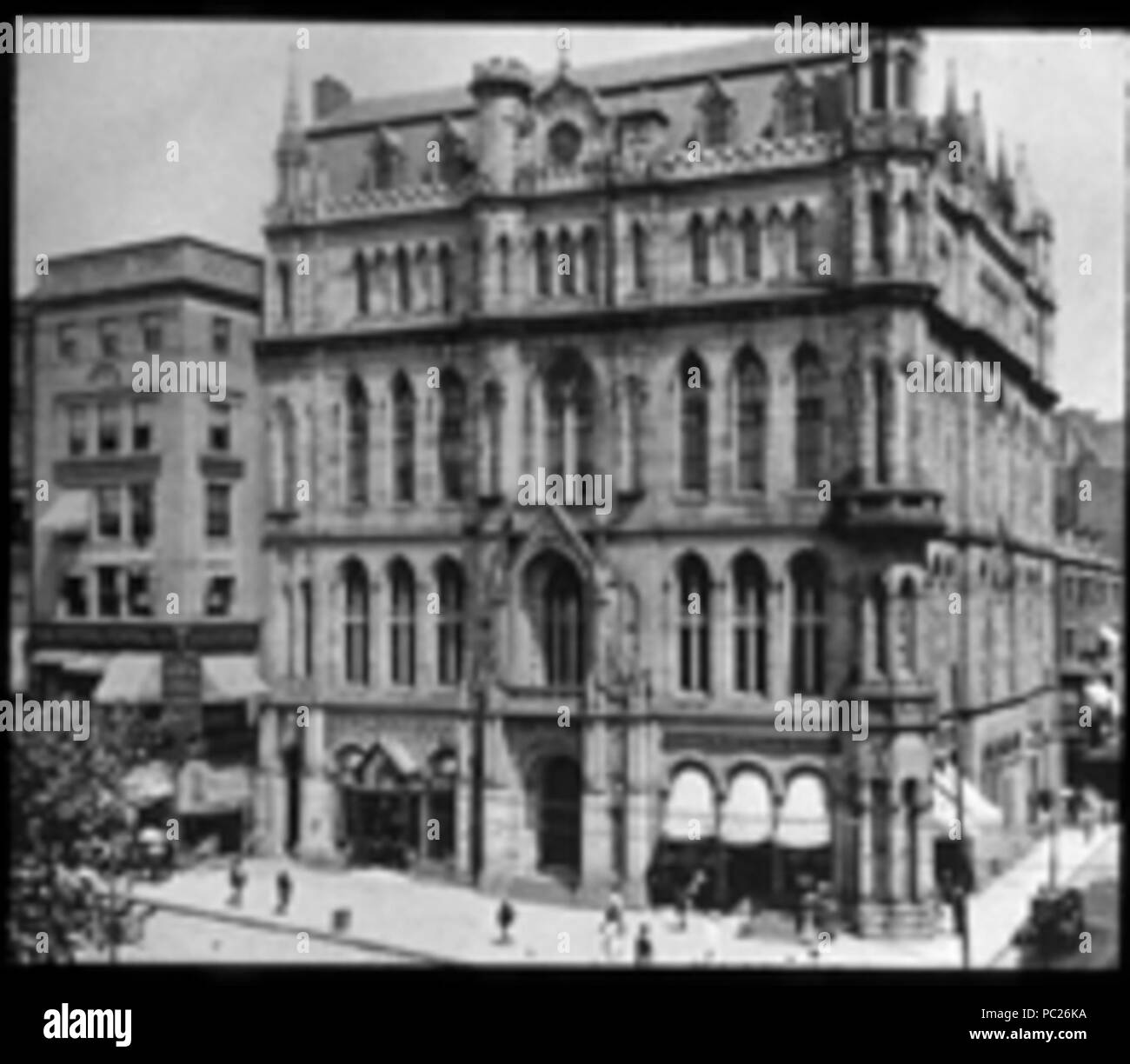 MasonicTemple 405 Boston 19thc Banque D'Images