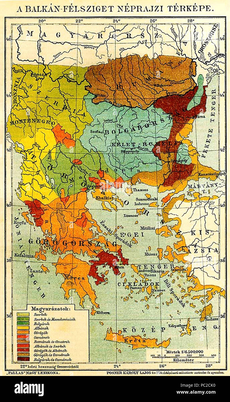 439 NationalitiesOfSoutheasternEuropePallasNagyLexikon Banque D'Images