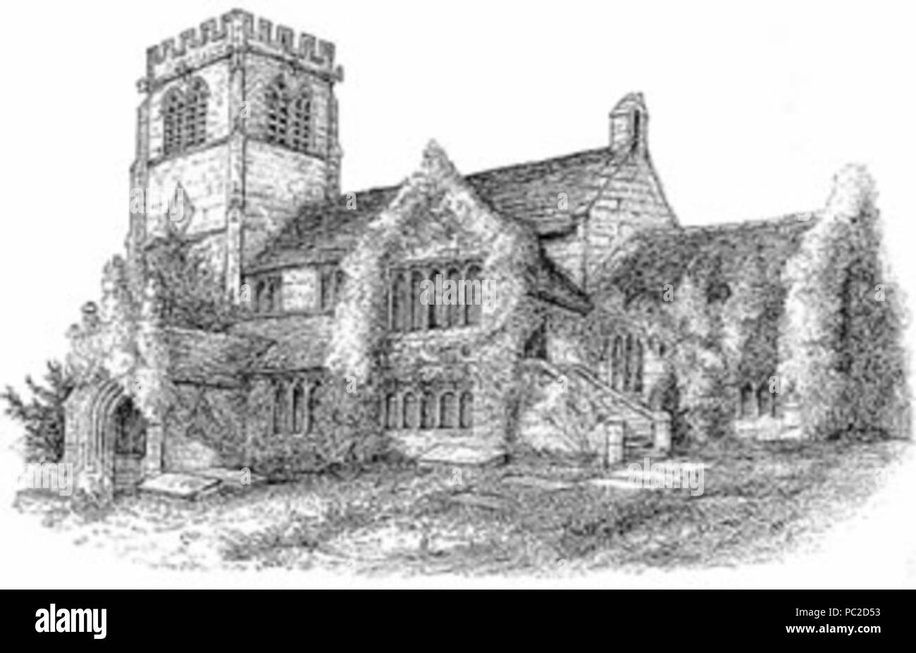 441 l'église St Mary, Nether Alderley Banque D'Images