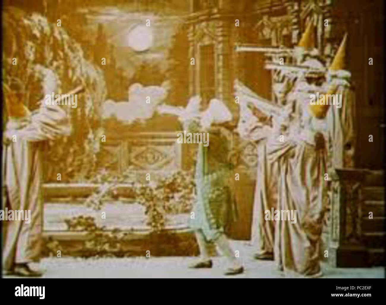 449 Notant la Lune Banque D'Images