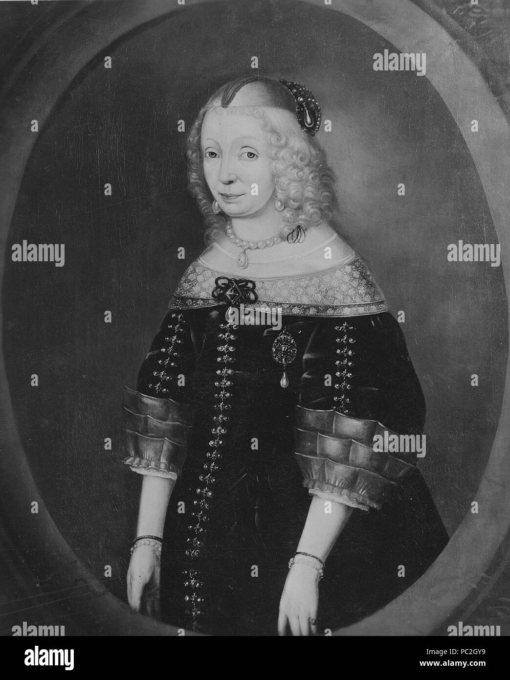 59 Magdalena Sibylla, kurfurstinna 1587-1659 av Sachsen - Nationalmuseum - 14702 Banque D'Images