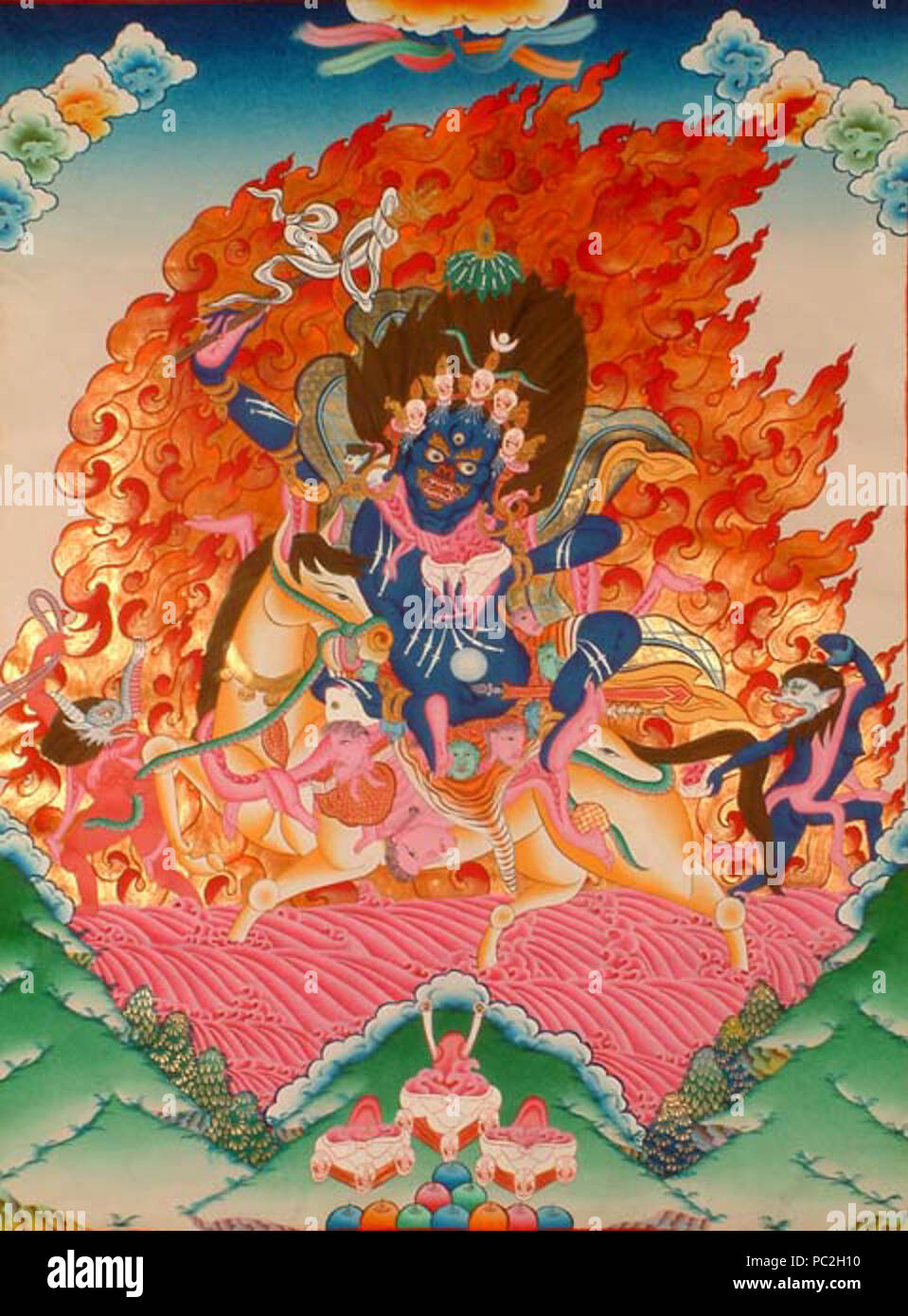 464 Paldèn Lhamo, Monastère de Tawang Banque D'Images