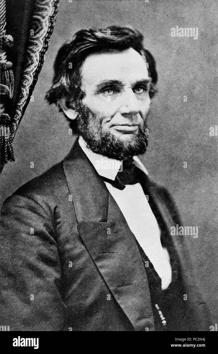 Abraham Lincoln O-43 en allemand, 1861. Banque D'Images