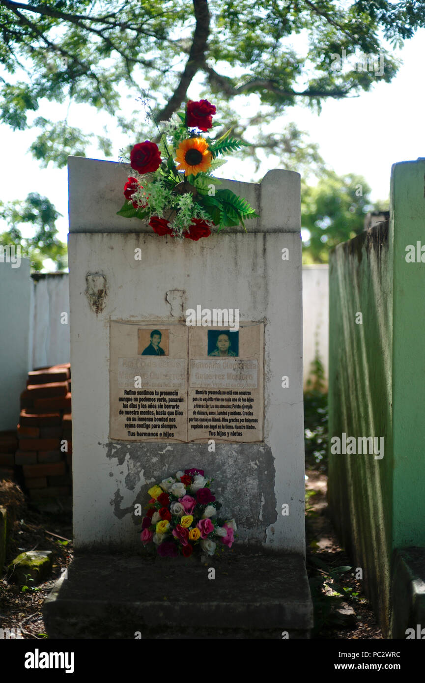 Tombes au cimetière Kankuamo Banque D'Images