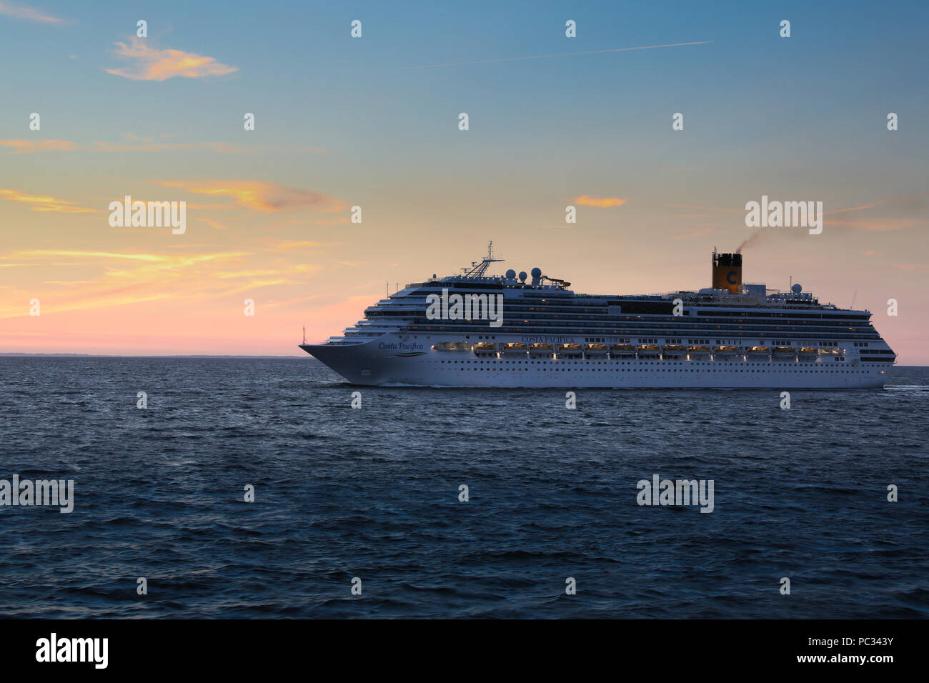 Costa Pacifica croisière dans la mer Baltique Banque D'Images