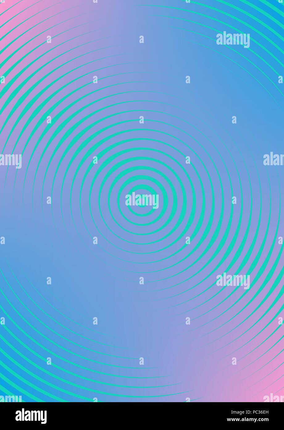 Paramétrage du modèle de couverture minimaliste de gradients Illustration de Vecteur