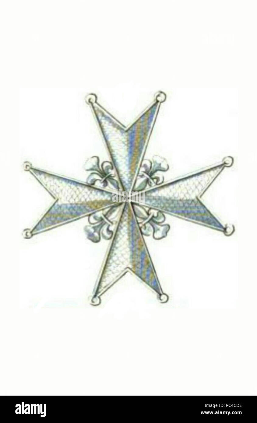 573 L'Étoile de l'Ordre de Saint Stephen (Toscane) Banque D'Images