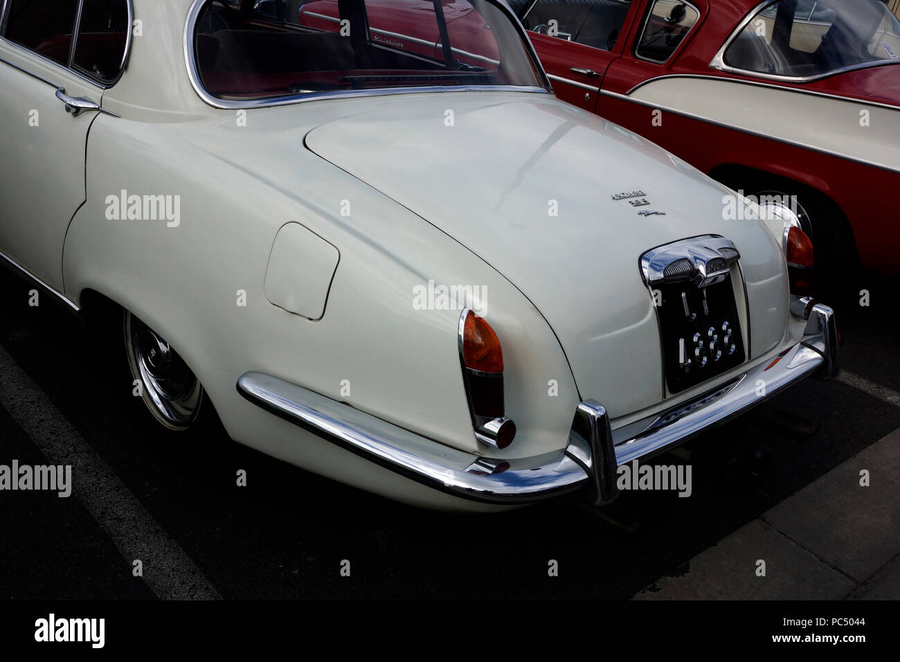 Un 3,8-litre Jaguar S-Type voiture d'époque. Banque D'Images