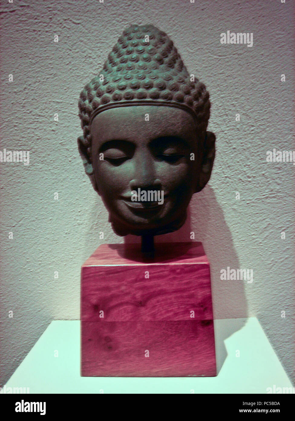 109 CAMBODGE-bouddha-11e siècle Banque D'Images