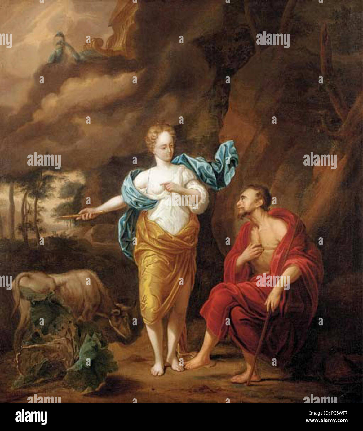9 Arnold Houbraken - Jupiter, Junon et Io Banque D'Images