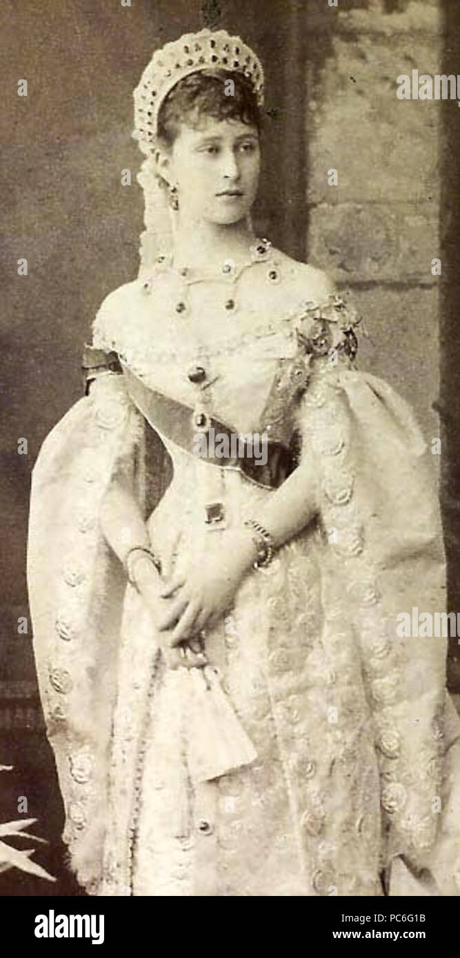 39 La grande-duchesse Elisabeth Fedorovna en 1885 Banque D'Images