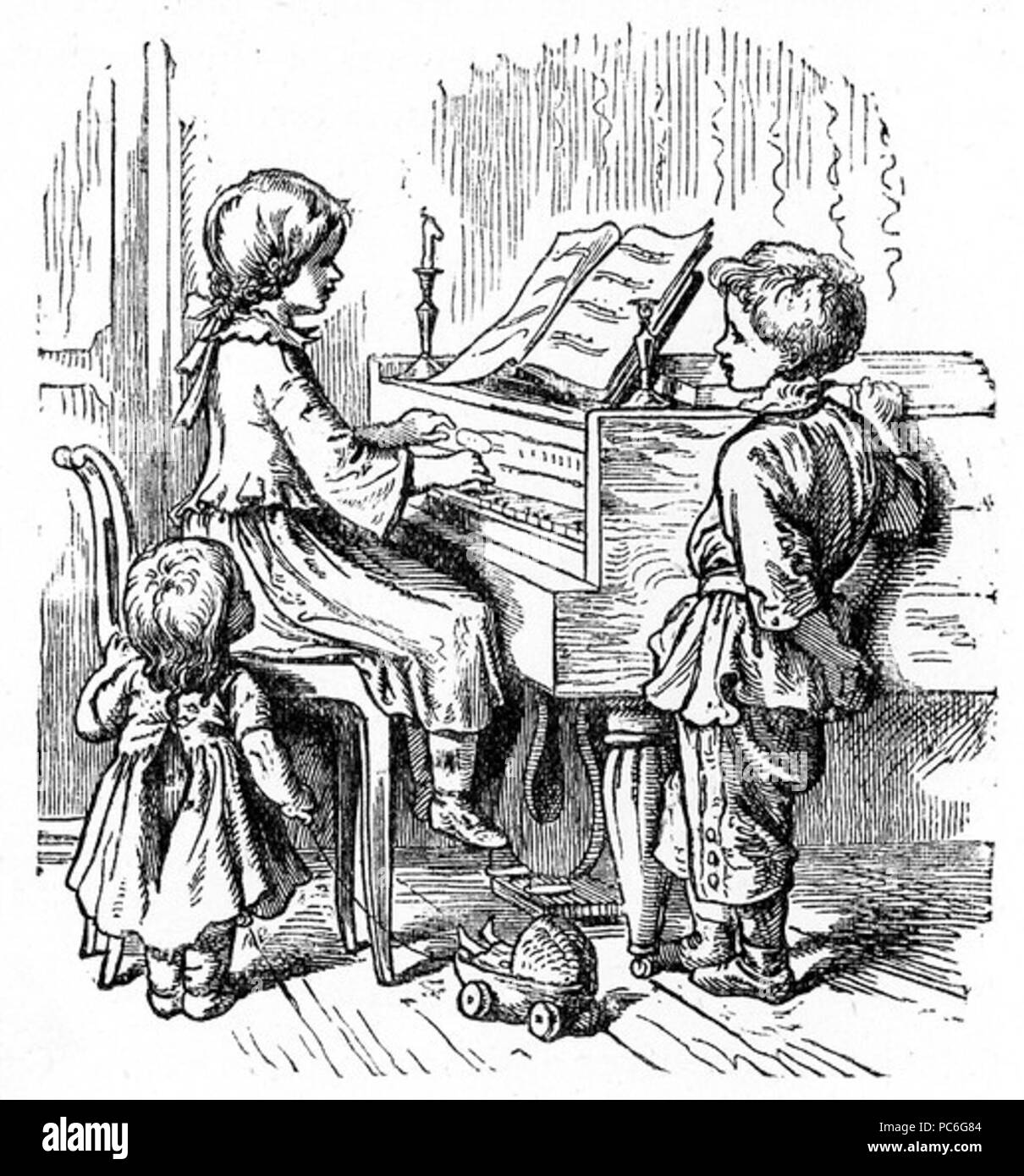 Clavecin 41 DVD Banque D'Images