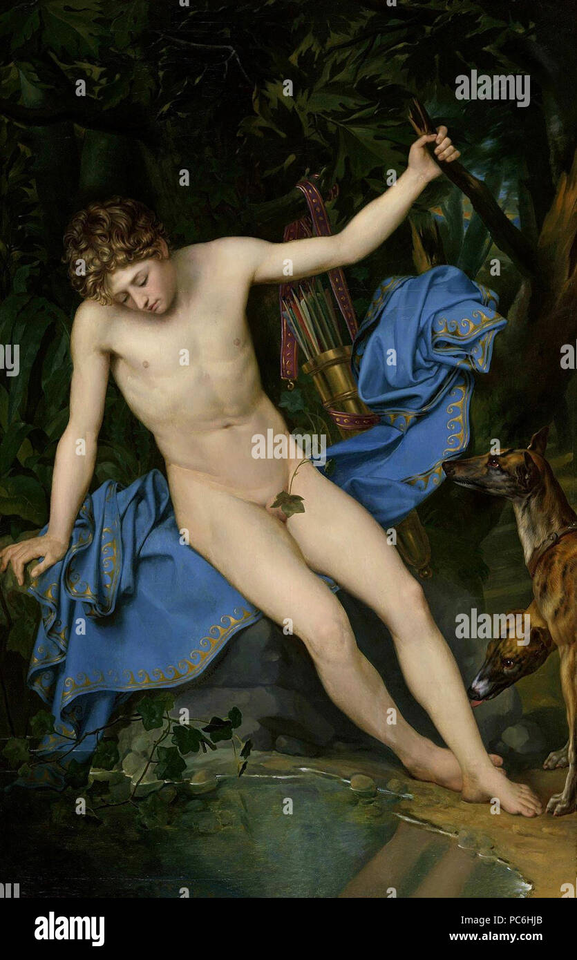 51 Joseph Denis Odevaere - Narcisse, 1820 Banque D'Images 51 Joseph Denis Odevaere - Narcisse, 1820 Banque D'Images