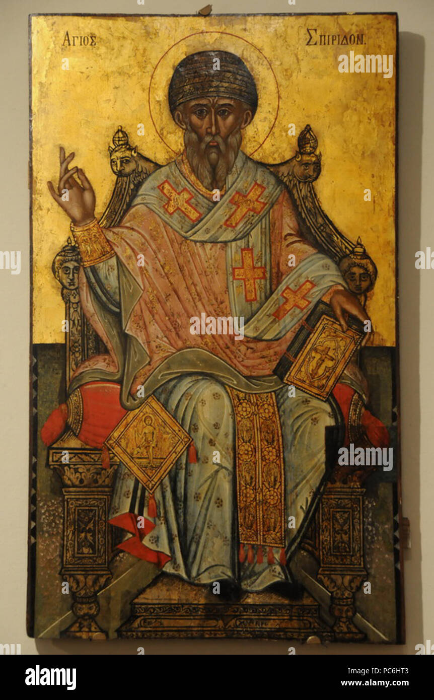 537 Saint Spiridion (17 c) Banque D'Images