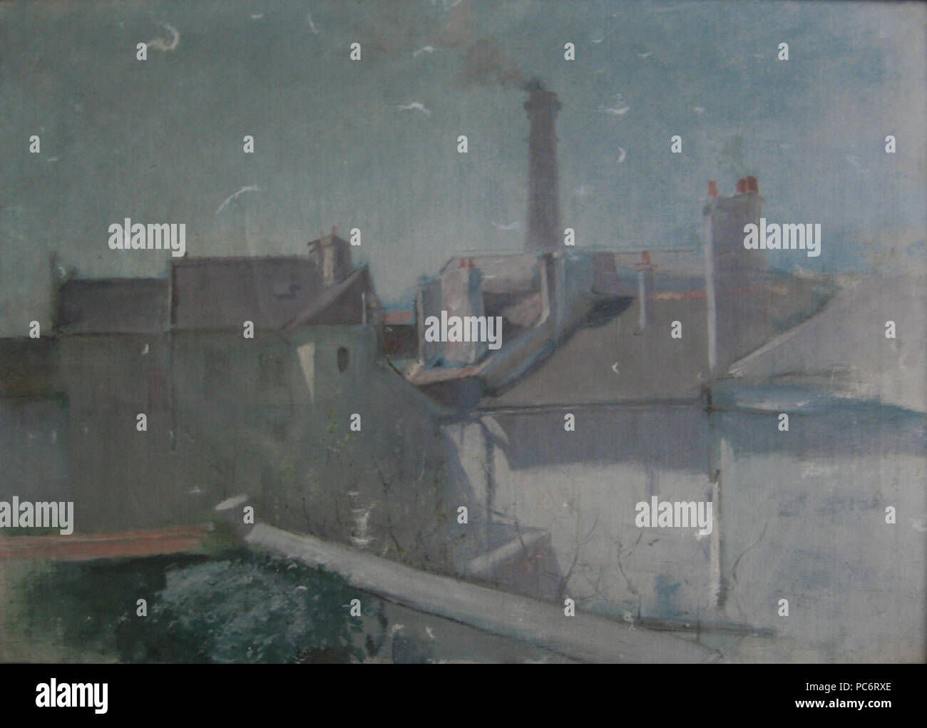 92 Village Bretagne 2 par Félix Resurrección Hidalgo Banque D'Images