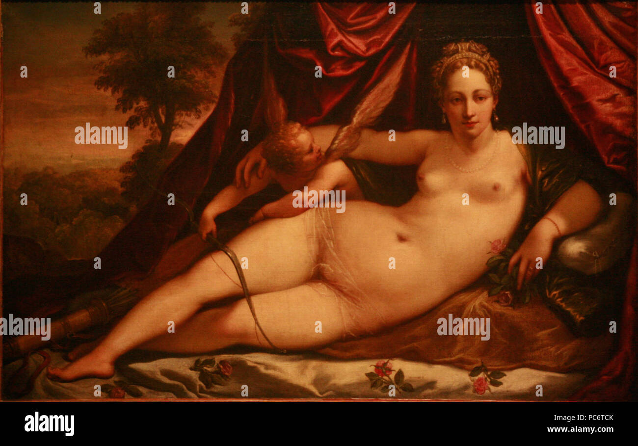 Vénus et Cupidon 628 mg 0004 Banque D'Images