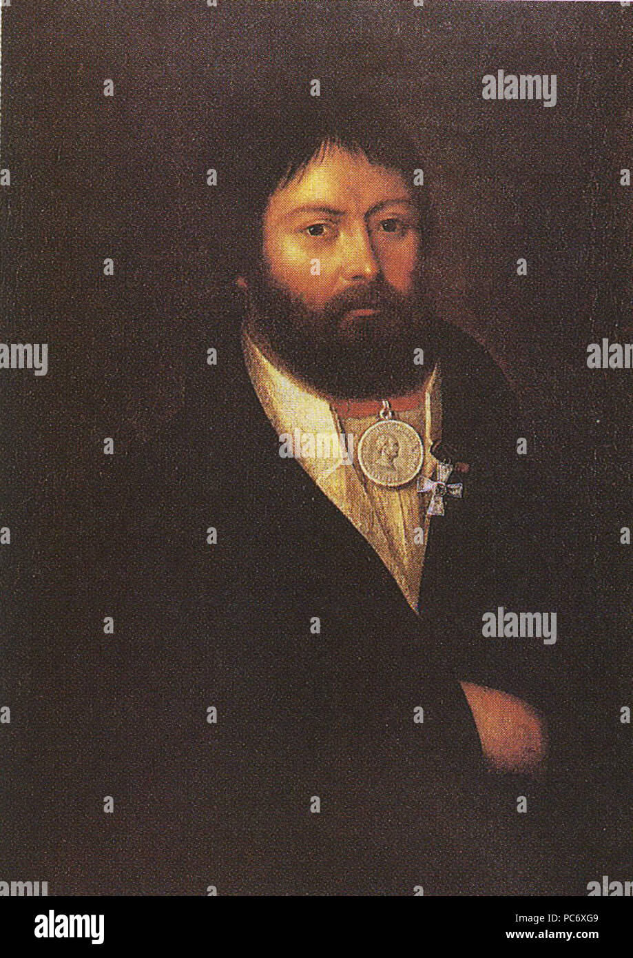 685 Портрет Герасима Курина Banque D'Images