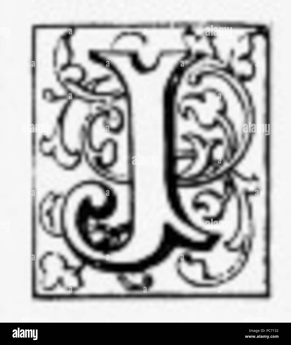 33 Fantaisie Lettre J Banque D'Images